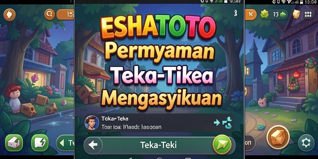 Antarmuka ESHATOTO yang menarik dan interaktif.