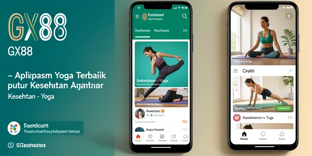 Antarmuka GX88 yang user-friendly dengan tutorial yoga yang jelas.