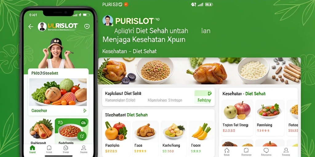 Antarmuka modern dan fungsional untuk program Diet Sehat.