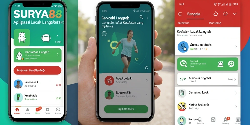 Antarmuka SURYA88 menunjukkan pemantauan langkah yang efektif.